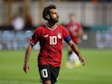 Mohamed Salah in action for Egypt on September 23, 2022