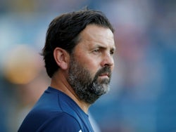 Hartlepool United manager Paul Hartley on August 10, 2022
