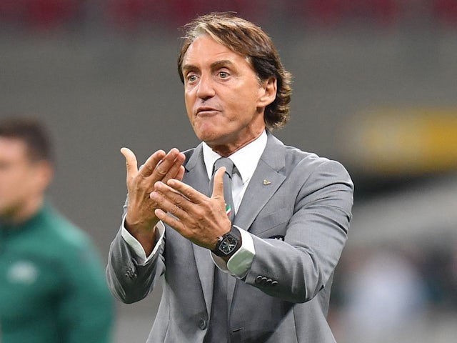 L'allenatore dell'Italia Roberto Mancini il 23 settembre 2022