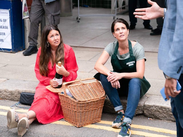 Stacey and Eve on EastEnders on September 28, 2022