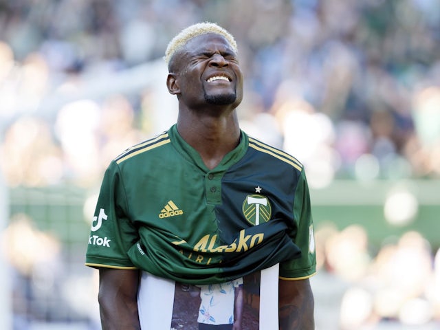 Dairon Asprilla apparently celebrates after scoring for Portland Timbers on October 2, 2022