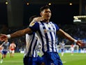 Evanilson celebrates scoring for Porto on September 30, 2022