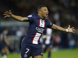 Kylian Mbappe in action for Paris Saint-Germain on October 1, 2022