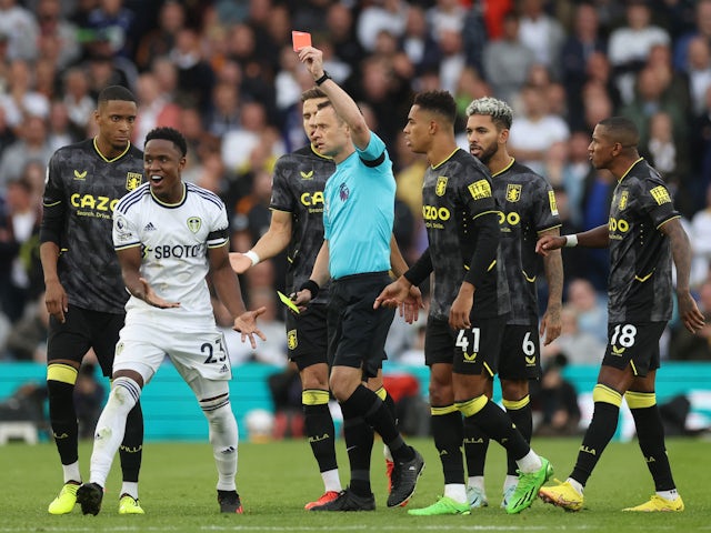 Ten-man Leeds frustrate Aston Villa in stalemate