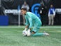 Pablo Sisniega in action for Charlotte FC on October 1, 2022