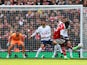 Thomas Partey scores for Arsenal against Tottenham Hotspur on October 1, 2022