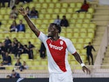 Axel Disasi celebrates scoring for Monaco on October 6, 2022