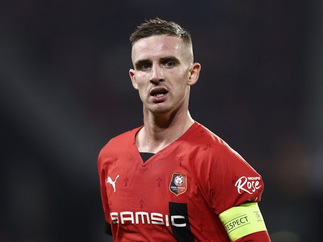 Benjamin Bourigeaud in action for Rennes on October 6, 2022