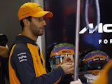 Daniel Ricciardo pictured on October 7, 2022
