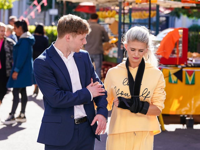 Jay and Lola on EastEnders on October 19, 2022