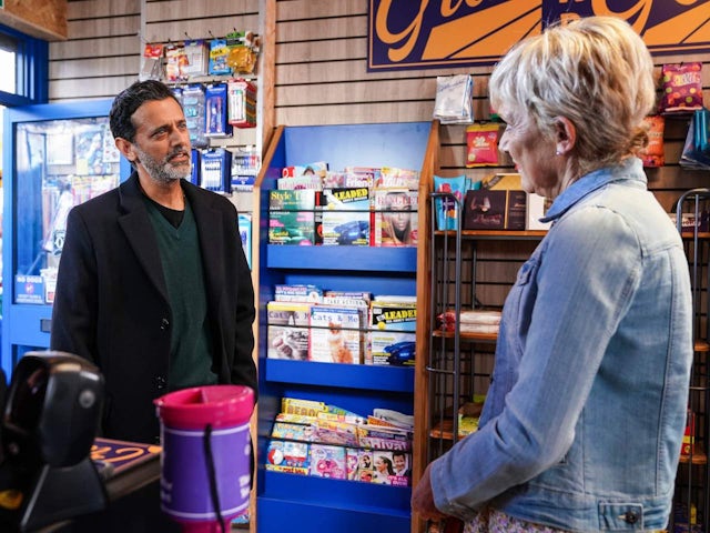 Nish and Jean on EastEnders on October 20, 2022