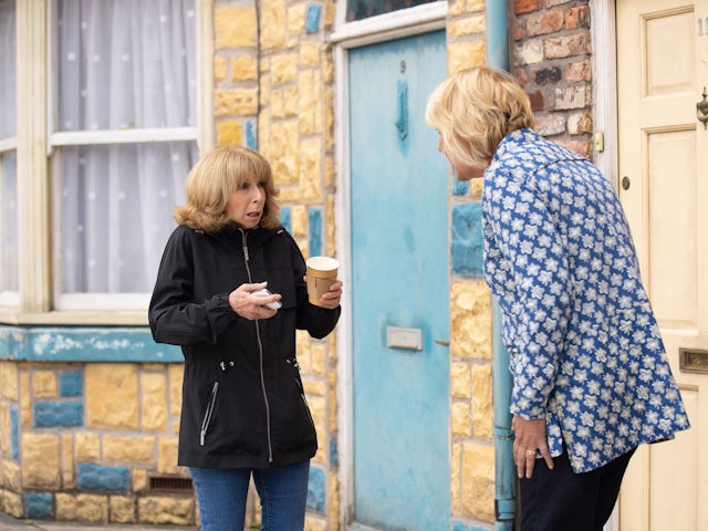 Gail and Eileen on Coronation Street on October 24, 2022