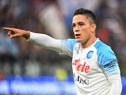 Giacomo Raspadori in action for Napoli on October 9, 2022