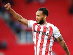 Lewis Baker in action for Stoke City on October 8, 2022