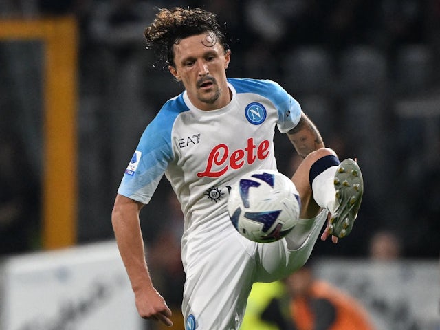 Mario Rui in action for Napoli on October 9, 2022