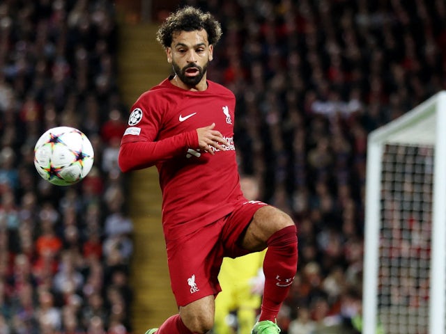 Mohamed Salah in action for Liverpool on October 4, 2022