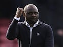 Crystal Palace manager Patrick Vieira on October 9, 2022