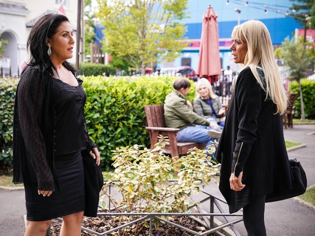 SATURDAY EMBARGO: Kat and Sharon on EastEnders on October 10, 2022
