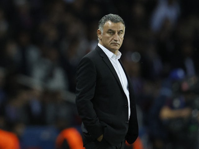 Paris Saint-Germain boss Christophe Galtier on October 11, 2022