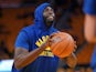 Draymond Green warms up for the Golden State Warriors in June 2022