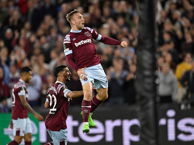 West Ham advance to ECL knockout stages with victory over Anderlecht