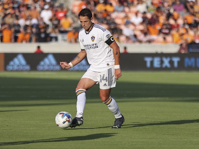 Javier Hernandez in action for Los Angeles Galaxy on October 9, 2022