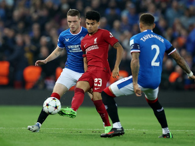 Liverpool forward Luis Diaz returns to training