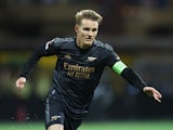 Martin Odegaard in action for Arsenal on October 13, 2022