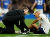 Richarlison goes down injured for Tottenham Hotspur on October 15, 2022