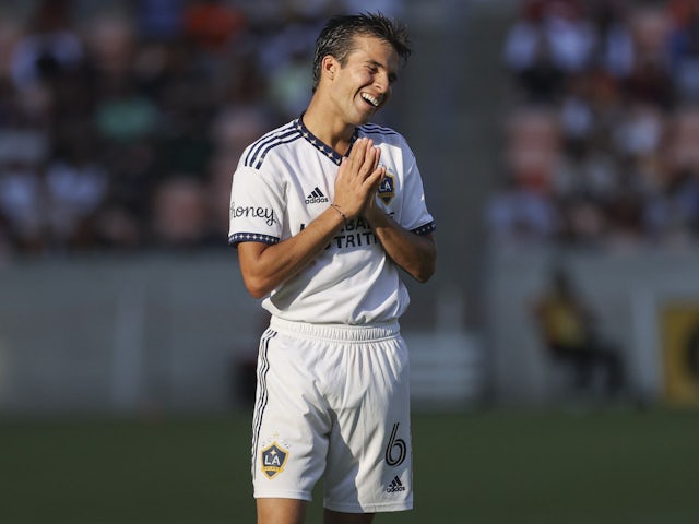 Riqui Puig in action for Los Angeles Galaxy on October 9, 2022