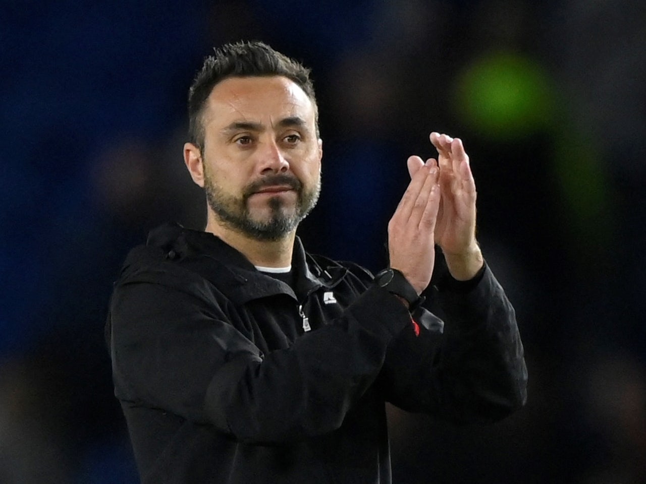 Brighton & Hove Albion Manager Roberto De Zerbi Pictured On October 8 ...