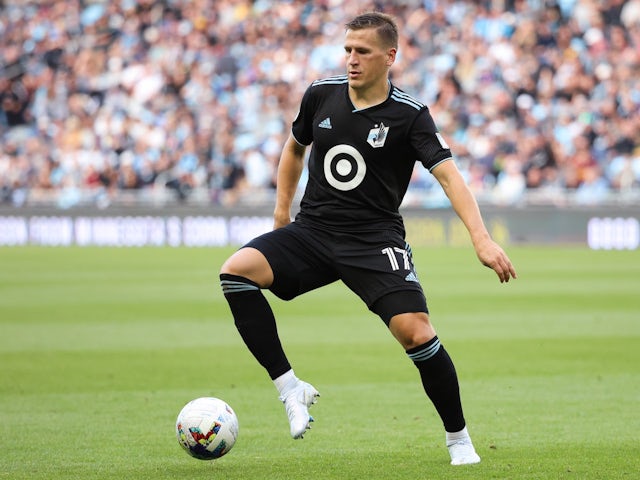 Robin Lod in action for Minnesota United on October 9, 2022