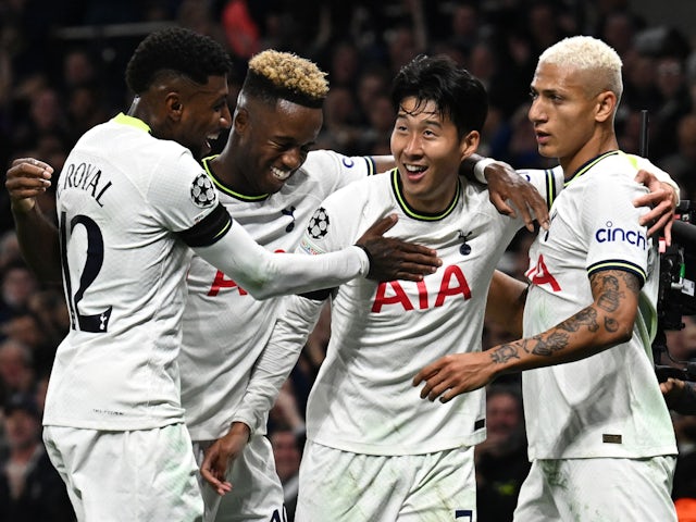 Tottenham edge five-goal thriller with Frankfurt to go top