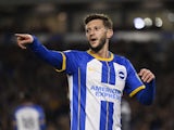 Adam Lallana in action for Brighton & Hove Albion on October 18, 2022