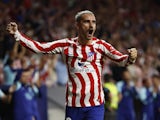 Antoine Griezmann in action for Atletico Madrid on October 18, 2022