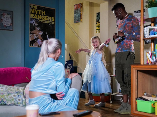 Lola, Lexi and Felix on EastEnders on October 24, 2022