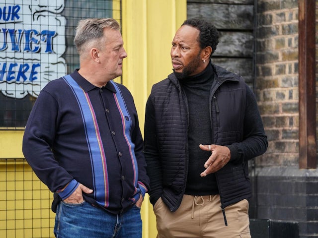Harvey and Mitch on EastEnders on November 2, 2022