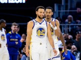 Golden State Warriors duo Steph Curry and  on October 18, 2022