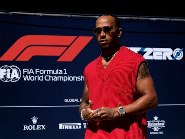 Lewis Hamilton pictured on October 21, 2022