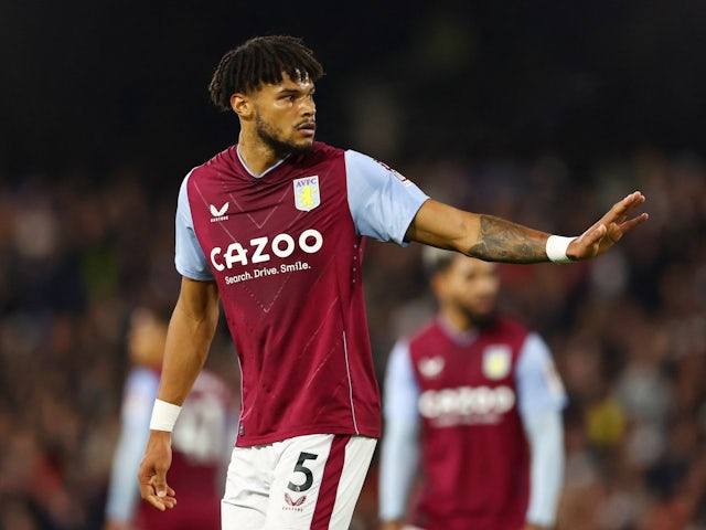 Tyrone Mings in action for Aston Villa on October 20, 2022
