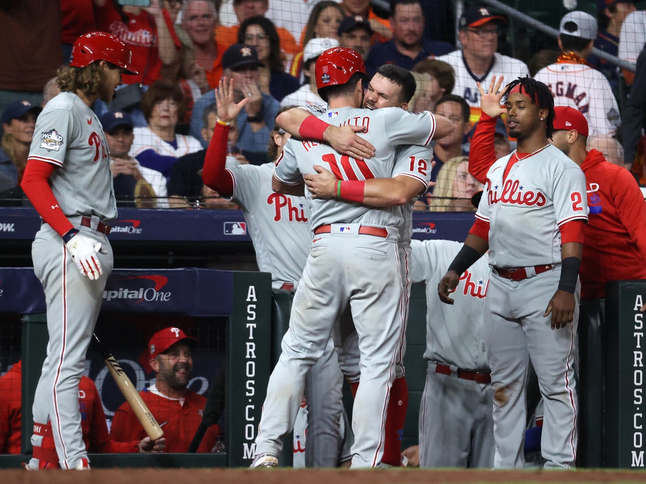 Phillies pull off comeback for World Series Game 1 win over Astros