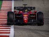 Ferrari driver Robert Shwartzman (16) of Team Russo-Israel drives during practice for the U.S. Grand Prix at the Circuit of the Americas on October 21, 2022