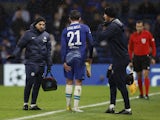 Chelsea defender Ben Chilwell after sustaining hamstring injury against Dinamo Zagreb on November 2, 2022.