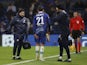 Chelsea defender Ben Chilwell after sustaining hamstring injury against Dinamo Zagreb on November 2, 2022.