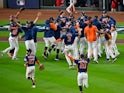 The Houston Astros celebrate winning the World Series on November 5, 2022