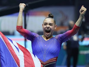Jessica Gadirova wins third successive floor title at European Championships