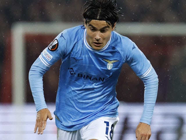 Luka Romero in action for Lazio on November 3, 2022