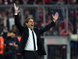 Inter Milan boss Simone Inzaghi on November 1, 2022