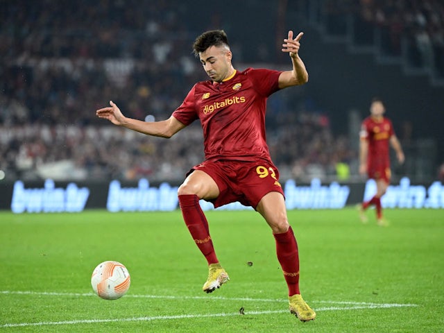 Stephan El Shaarawy in action for Roma on November 3, 2022