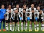 Germany players pose for a team group photo before the match on September 26, 2022